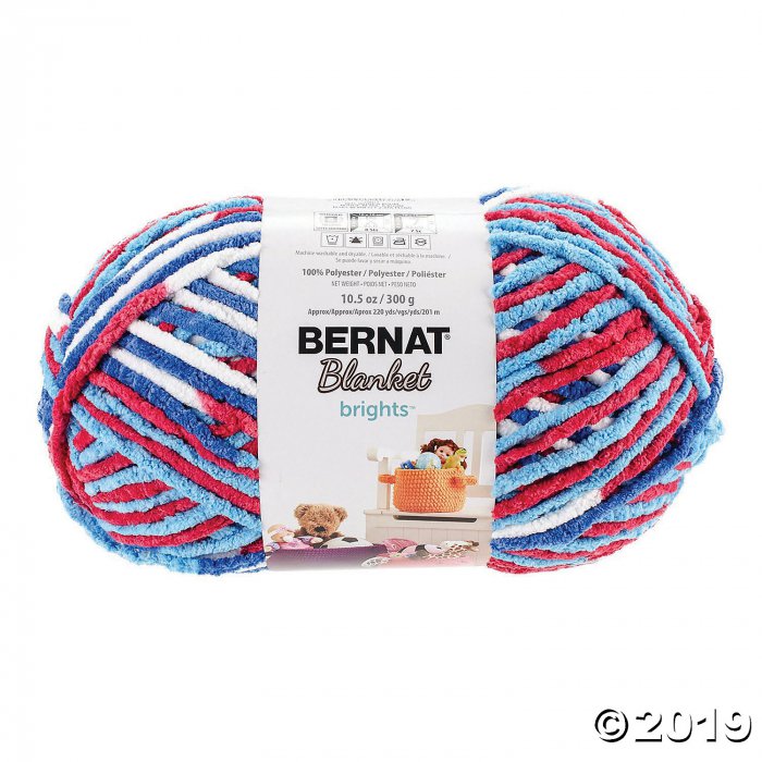Bernat Blanket Big Ball- Red, White & Boom 10.5oz (1 Piece(s))