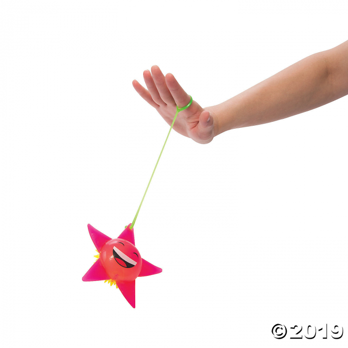 Emoji Star YoYo Balls (Per Dozen)