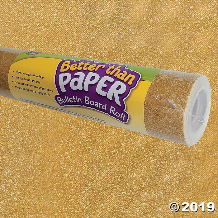 Better Than Paper® Gold Shimmer Bulletin Board Roll (1 Roll(s))