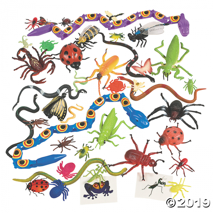 Creepy Crawly Toy Assortment (100 Piece(s)) Creepy Crawly Toy Assortment (100 Piece(s))