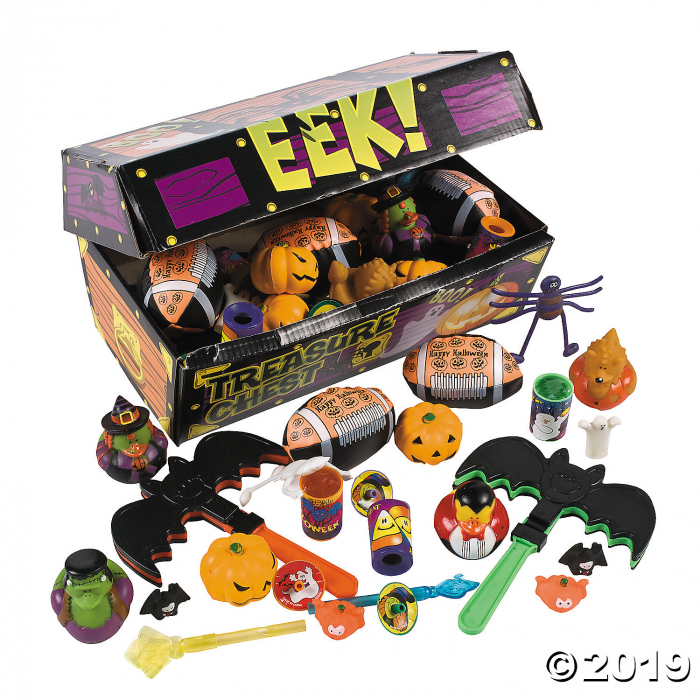 Deluxe Halloween Treasure Chest Toy Assortment (50 Piece(s))