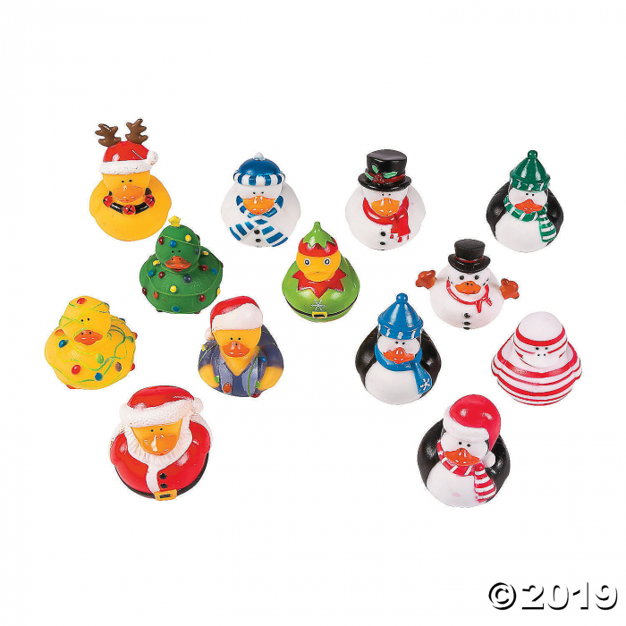 Christmas Rubber Ducky Assortment (50 Piece(s))