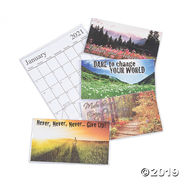 2020 - 2021 Motivational Pocket Calendars (Per Dozen) 2020 - 2021 Motivational Pocket Calendars (Per Dozen)