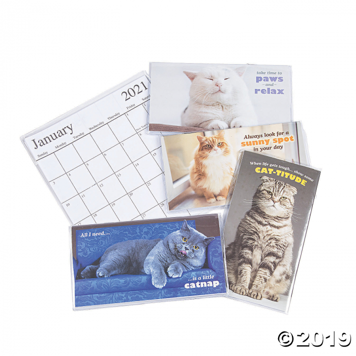 2020 - 2021 Fat Cat Pocket Calendars (Per Dozen)