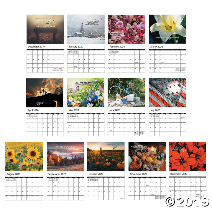 2020 Religious Wall Calendar (1 Piece(s))