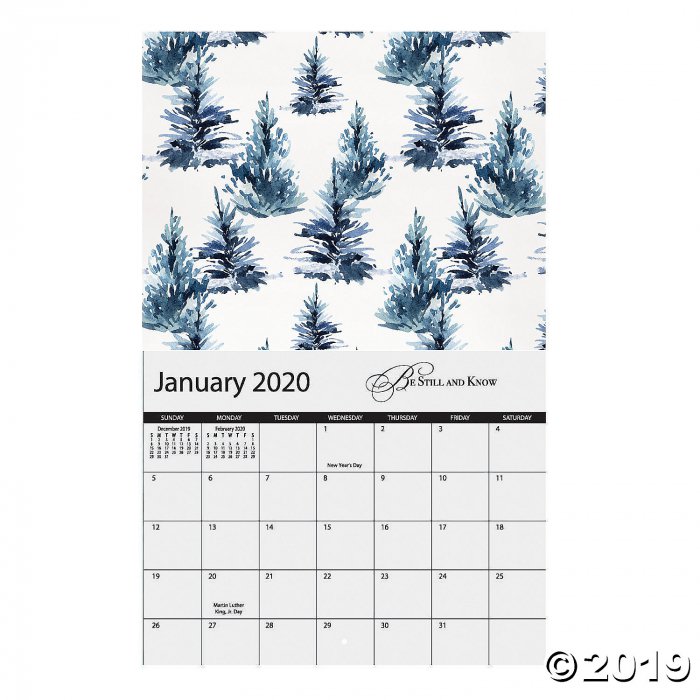2020 Religious Water Color Wall Calendar (1 Piece(s))