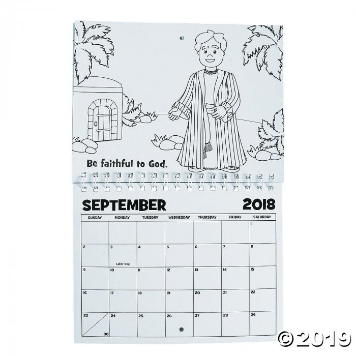 Color Your Own Religious 2018 Calendar (1 Piece(s))
