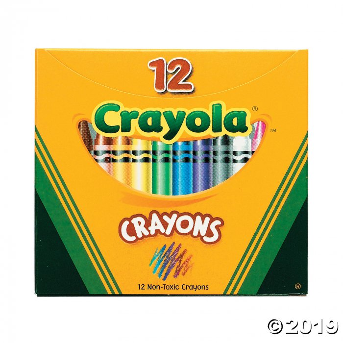 Crayola Crayons - Yellow, Box of 12