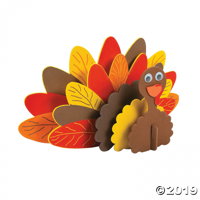 Standing Turkey Craft Kit (Makes 12)