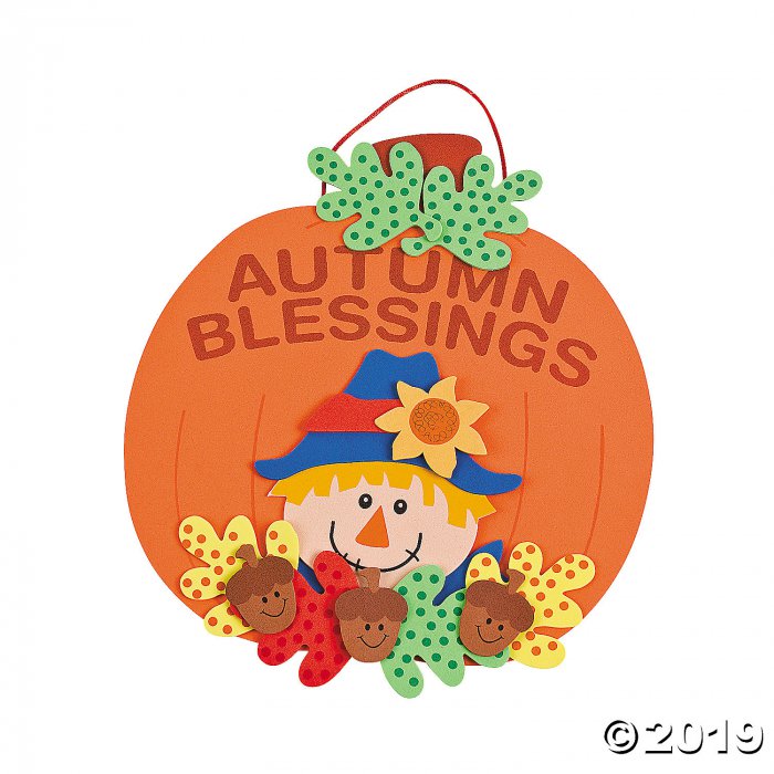 Autumn Blessings Sign Craft Kit (Makes 12)
