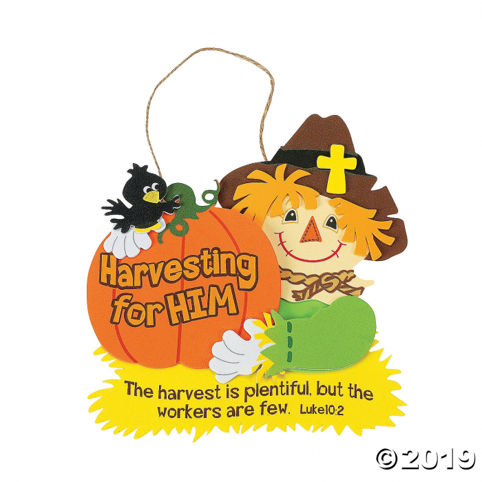 Harvest Inspirations Bible Verse Sign Craft Kit (Makes 12)