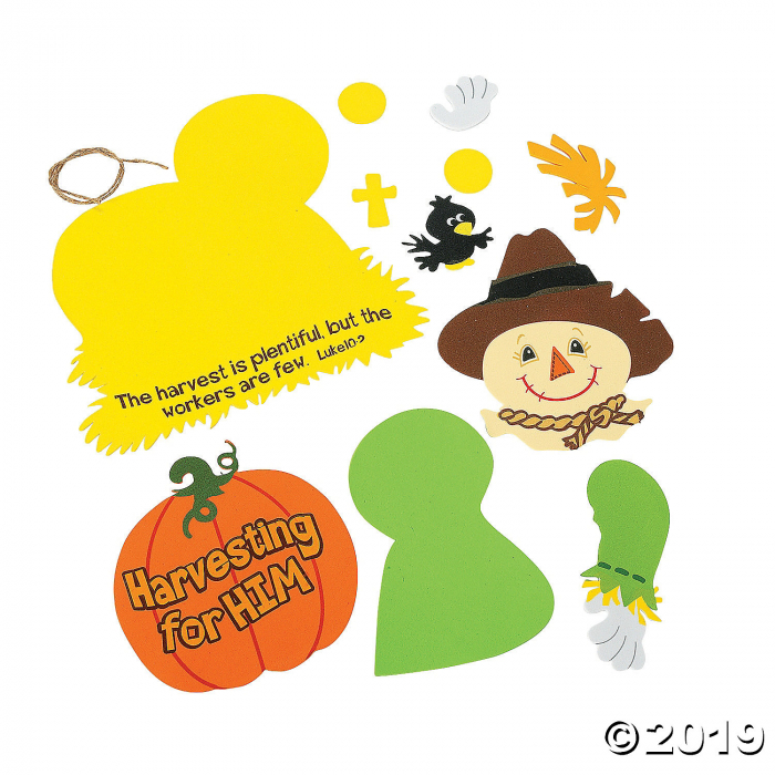 Harvest Inspirations Bible Verse Sign Craft Kit (Makes 12)