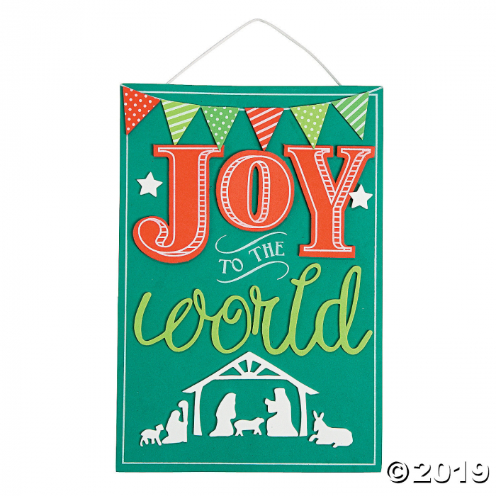 Joy to the World Sign Craft Kit (Makes 12)