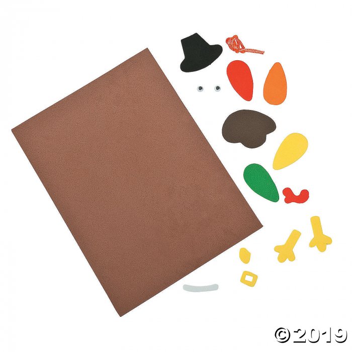 Handprint Turkey Craft Kit (Makes 12)