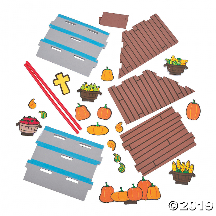 3D Faith Fall Market Stand Craft Kit (Makes 12)