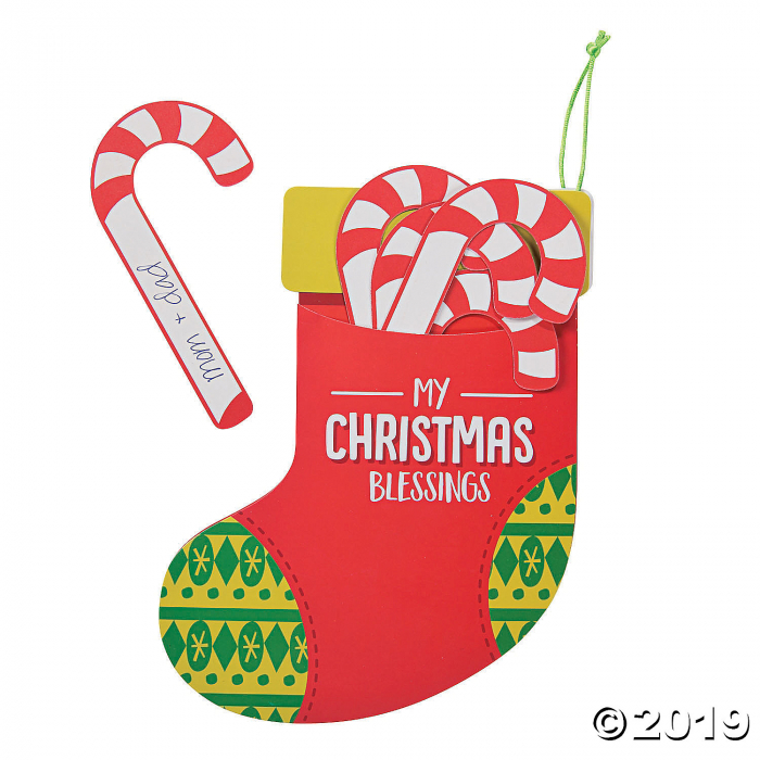 Christmas Blessings Stocking Craft Kit (Makes 12)