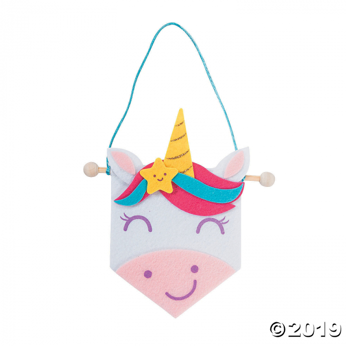 Mini Unicorn Banner Craft Kit (Makes 12)