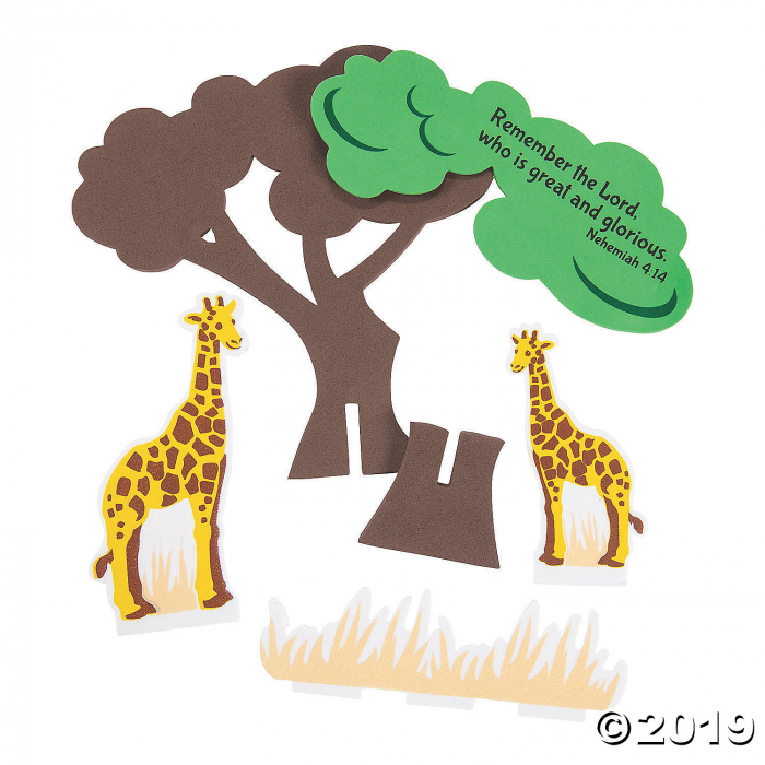 African Safari VBS 3D Tree Craft Kit (Makes 12)