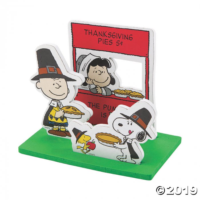 Peanuts® 3D Thanksgiving Scene Craft Kit (Makes 12)