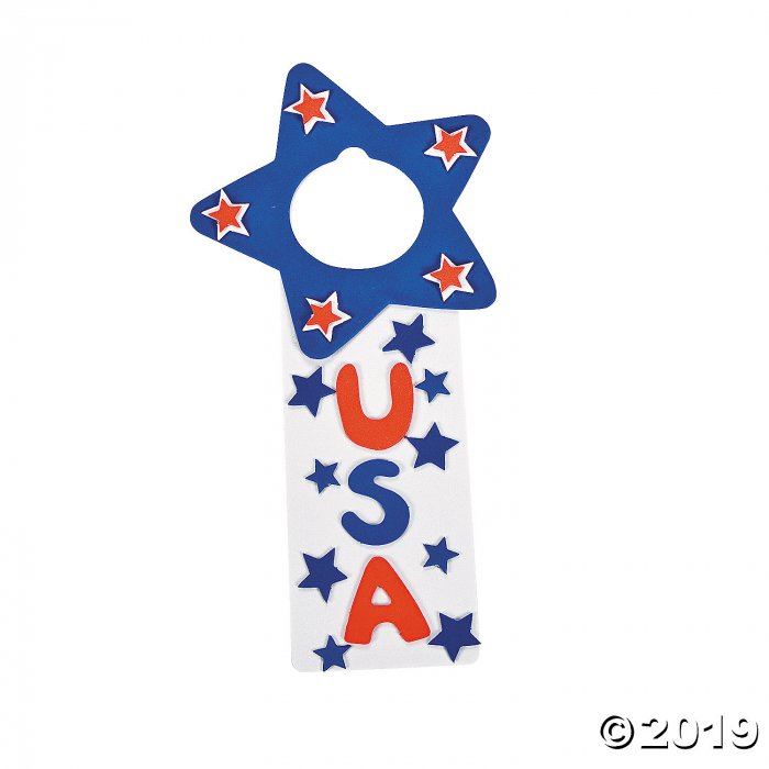 USA Doorknob Hanger Craft Kit (Makes 12)
