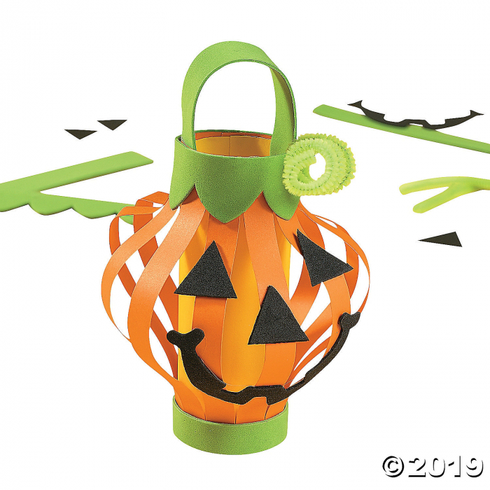 Paper Jack-O'-Lantern Craft Kit (Makes 12)