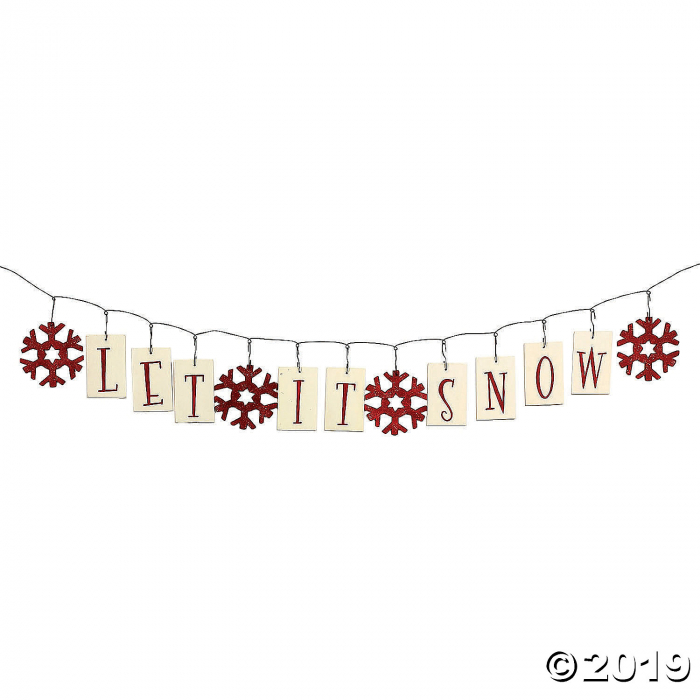 Let It Snow Garland Craft Kit