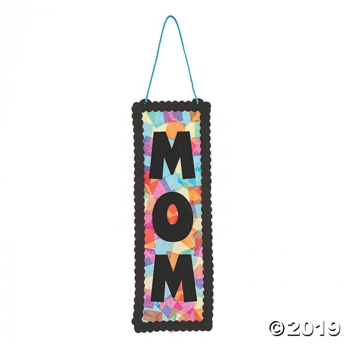 Mother's Day Tissue Paper Sign Craft Kit (Per Dozen)