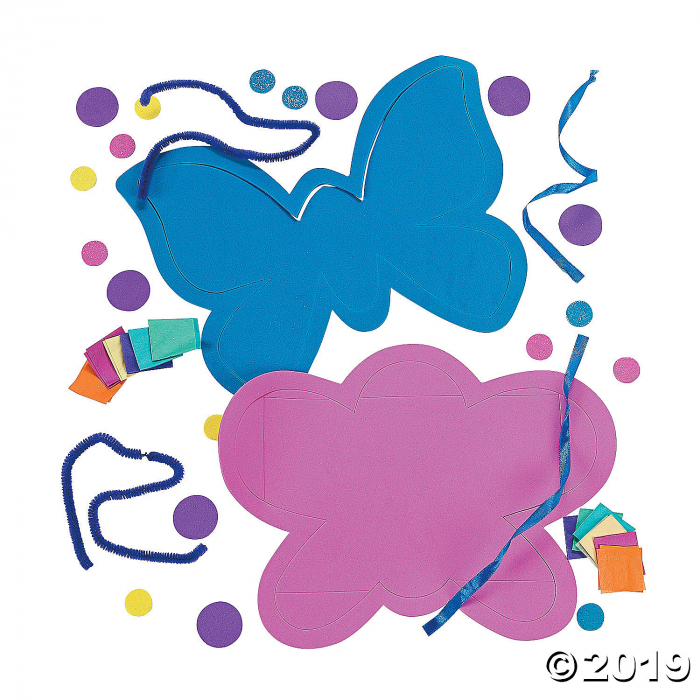 Tissue Paper Butterfly Craft Kit (Makes 12)