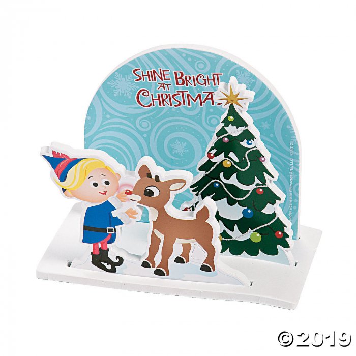 3D Rudolph the Red-Nosed Reindeer® Scene Craft Kit (Makes 12)