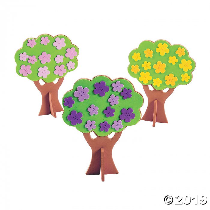 3D Spring Tree Craft Kit (1 Unit(s))
