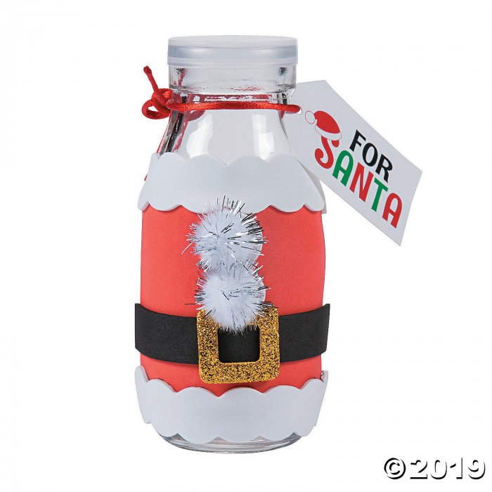 christmas gift plastic juice bottle milk