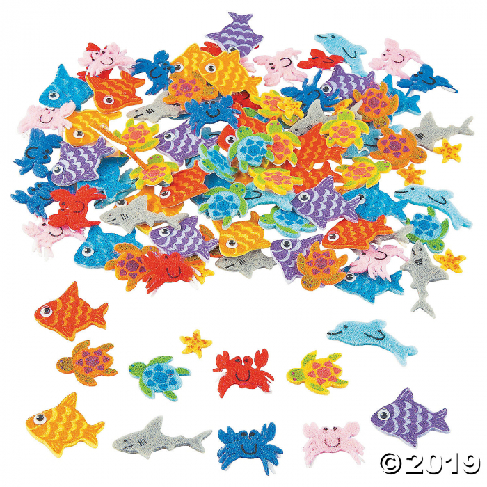 Adhesive Sea Life Shapes (100 Piece(s))