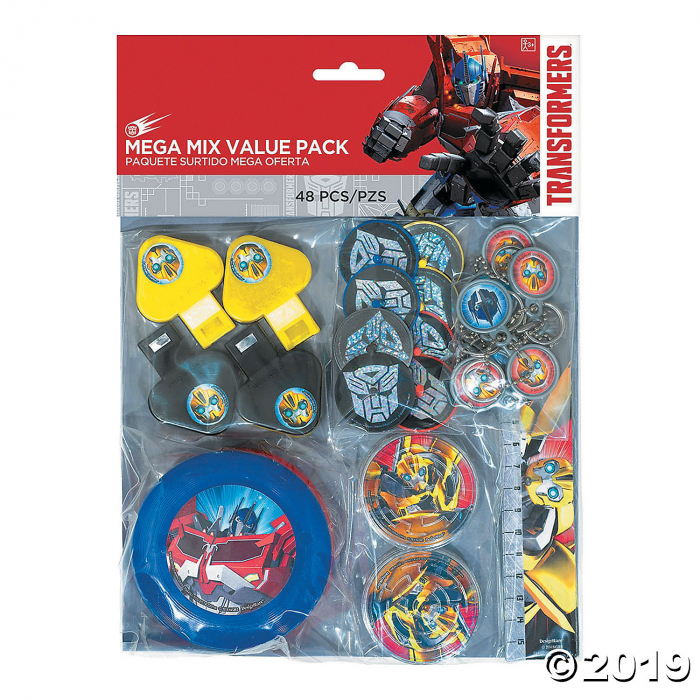 Transformers Mega Mix Favor Pack (Makes 8) Transformers Mega Mix Favor Pack (Makes 8)