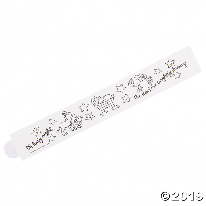 Color Your Own Nativity Bracelets - 48 Pc.