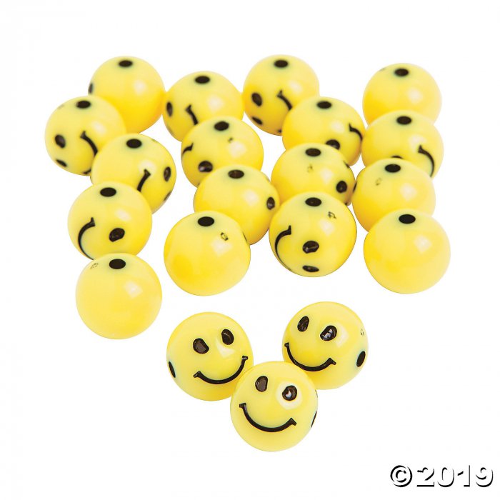 Smile Face Beads - 10mm (200 Piece(s))