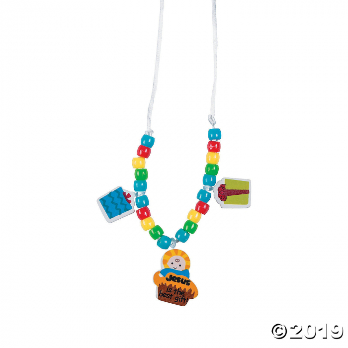 Jesus is the Best Gift of All Necklace Craft Kit (Makes 12)