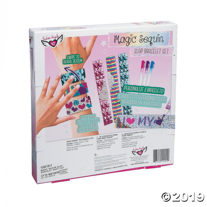 Fashion Angels® Magic Sequin Slap Bracelet Kit (Makes 3)