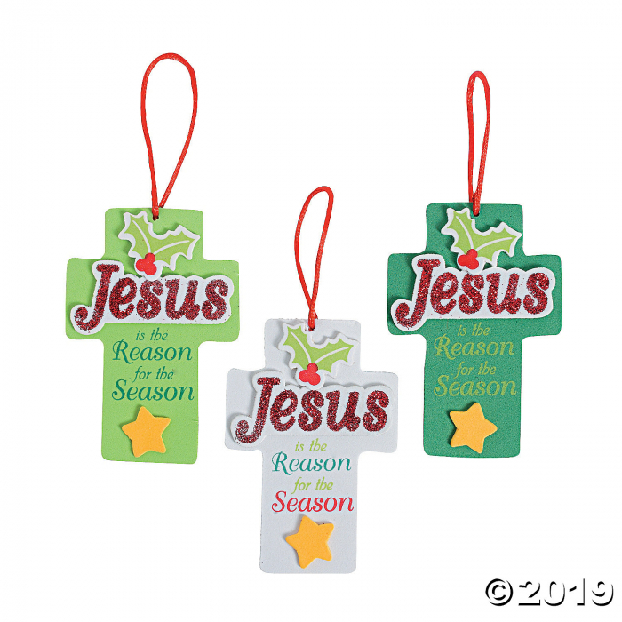 Jesus Is the Reason Ornament Craft Kit (Makes 12)
