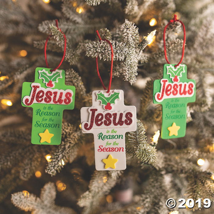 Jesus Is the Reason Ornament Craft Kit (Makes 12)