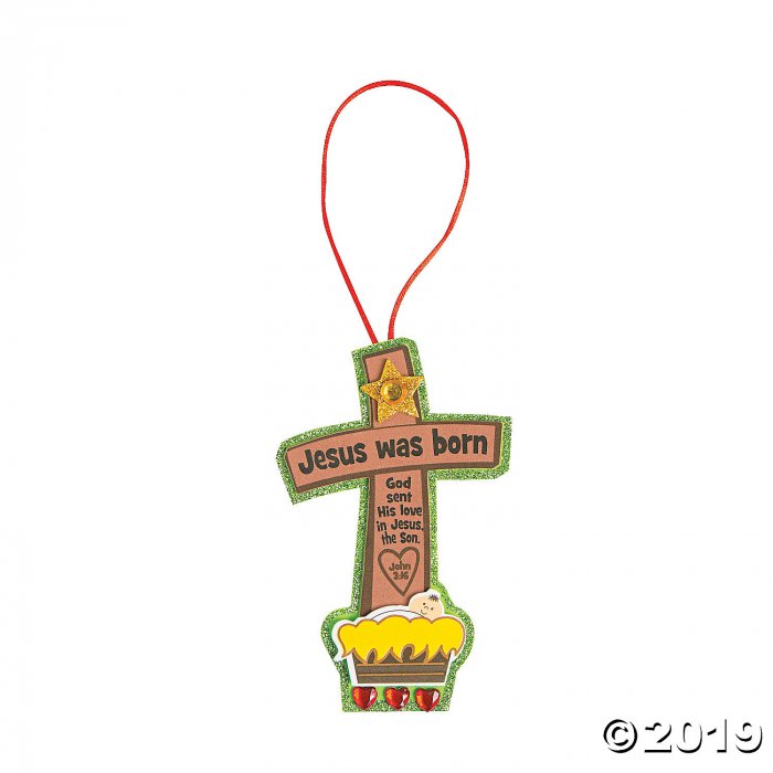 Jesus Was Born Ornament Craft Kit (Makes 12)