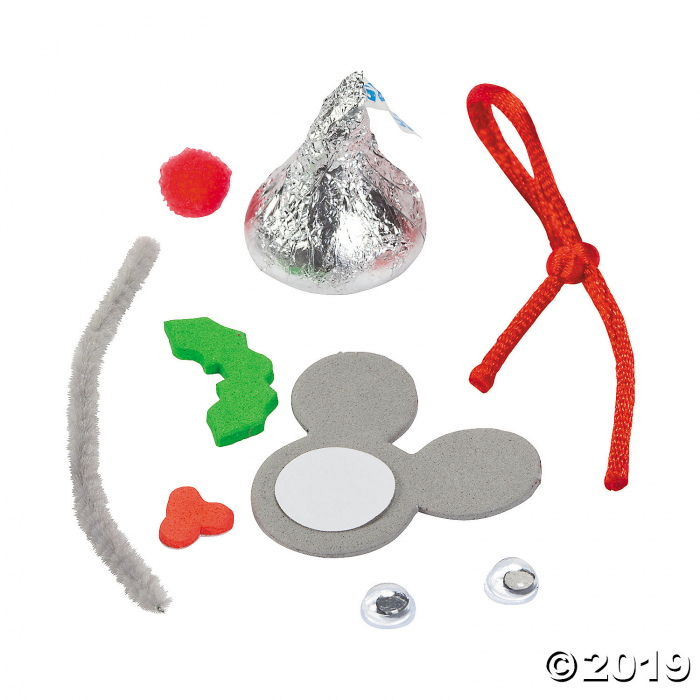 Hershey's® Kisses® Mouse Christmas Ornament Craft Kit (Makes 12)