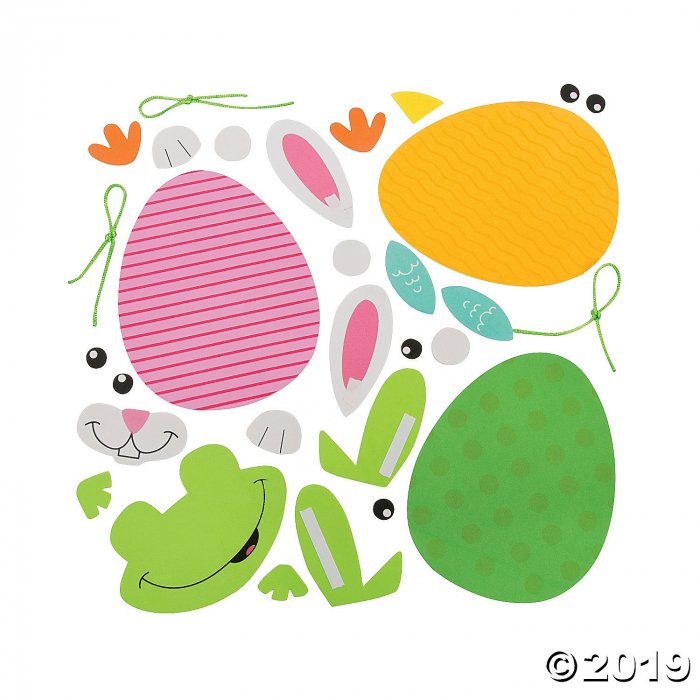 Easter Egg Character Ornament Craft Kit (Makes 12)