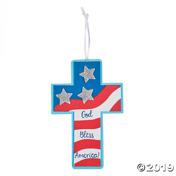 Patriotic Faith Ornament Craft Kit (Makes 12)