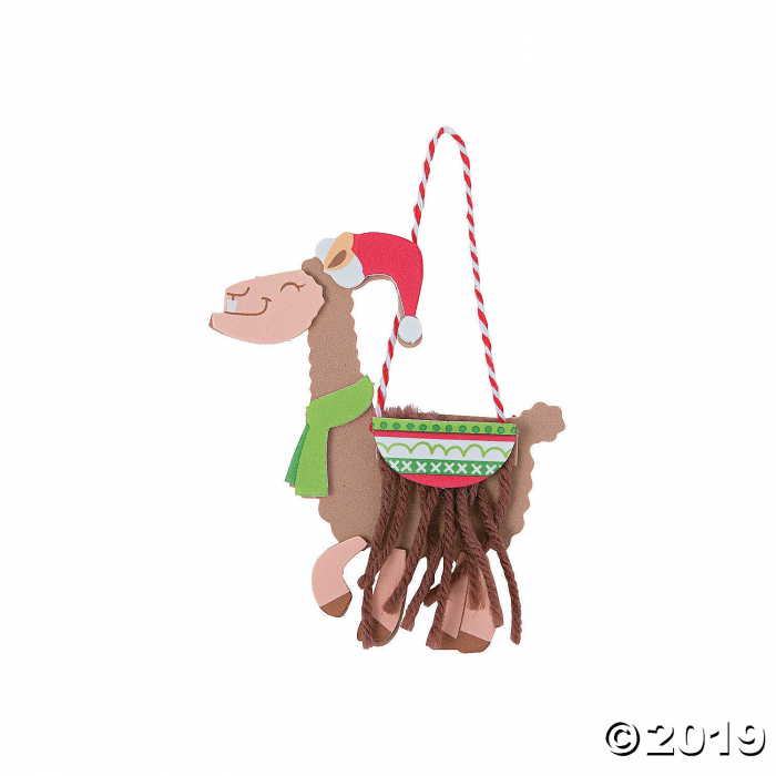 Christmas Llama Ornament Craft Kit (Makes 12)