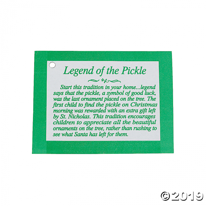 Legend of the Pickle Christmas Ornament Craft Kit (Makes 12)