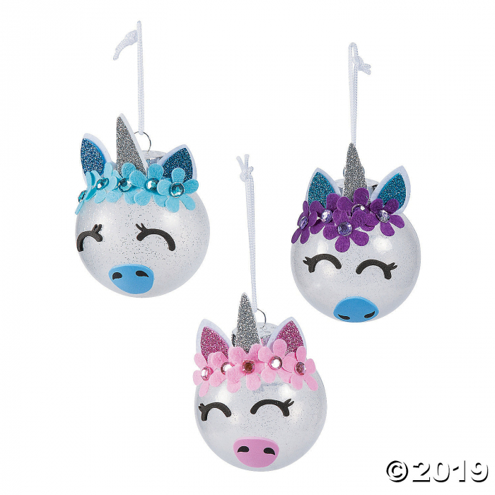 Unicorn Ornament Craft Kit (Makes 12)