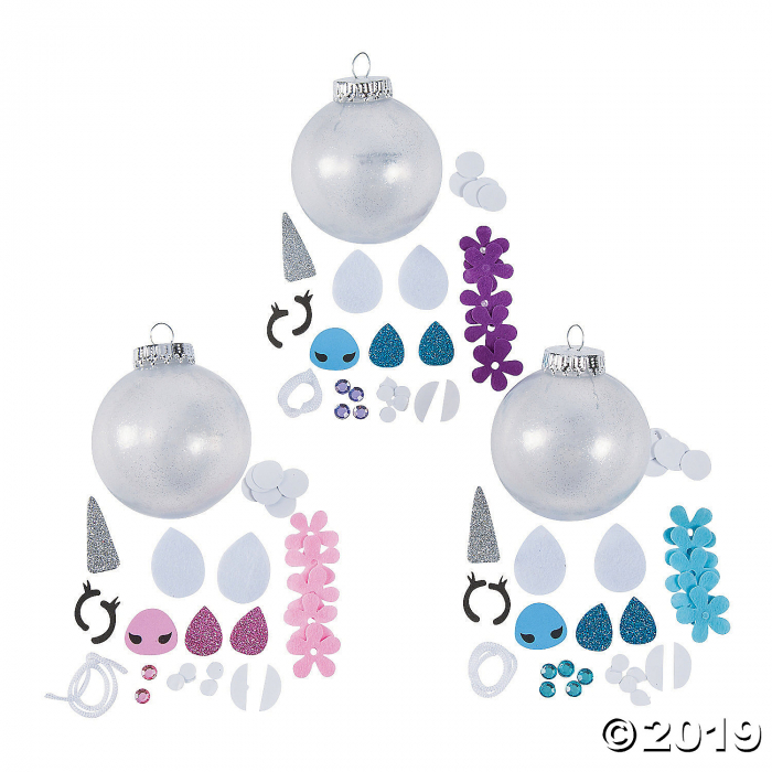 Unicorn Ornament Craft Kit (Makes 12)