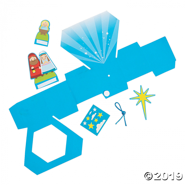 3D Nativity Ornament Craft Kit (Makes 12)