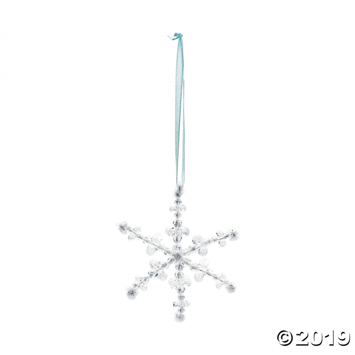 Beaded Snowflake Ornament Kit (Makes 12) Beaded Snowflake Ornament Kit (Makes 12)