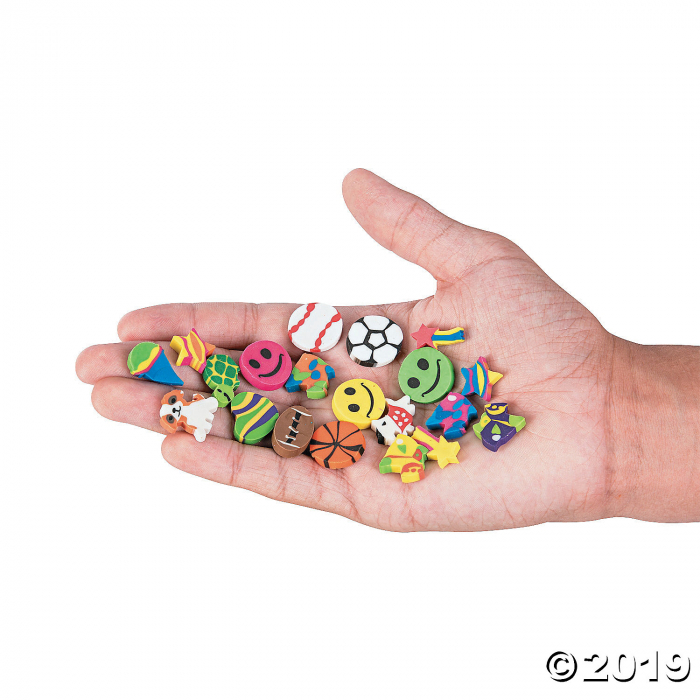 Mini Eraser Assortment (500 Piece(s))